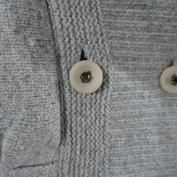 Rebecca Taylor Grey Knit Cardigan Sweater - Picture 2 of 10